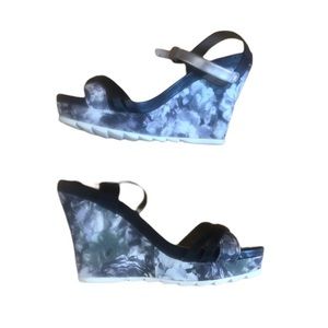 Modern Rush Platform Wedge Open Toe Heels Sandals